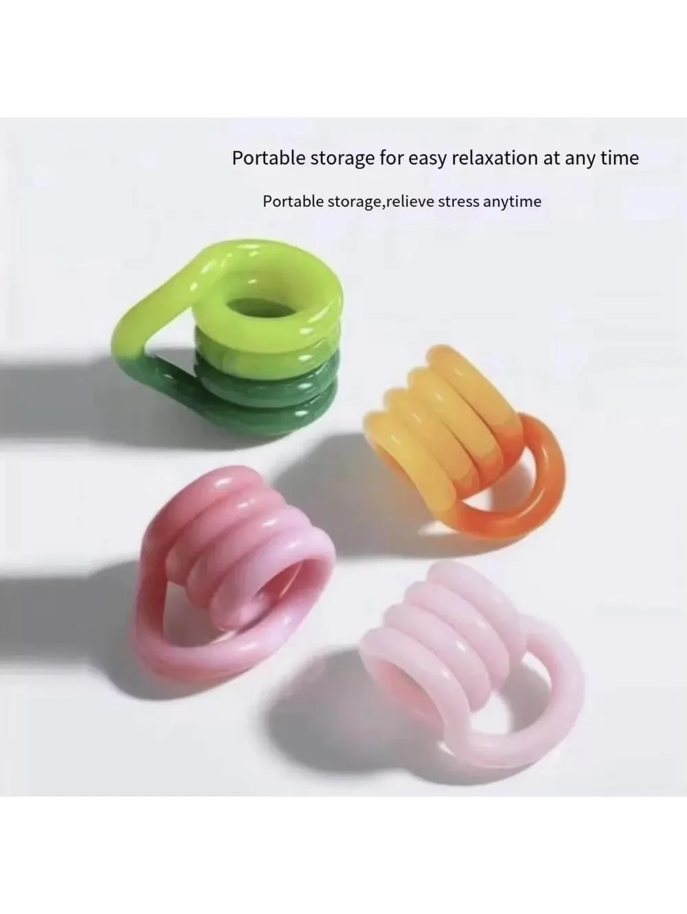 1 NIUNIULE Totally Textured Metallics Sensory Fidget Toy Tactile Twist Puzzle